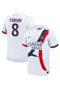 Paris Saint-Germain Fabian Ruiz #8 Fotballdrakt Borte Klær 2024-25 Korte ermer